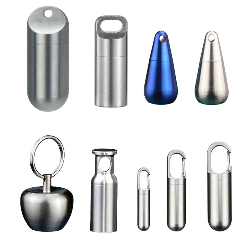 Boox Tablet Accessories - Mini Pill Box Pure Titanium/Stainless Steel