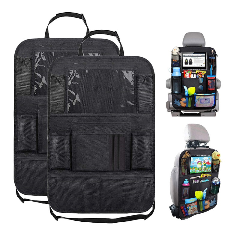 Toddler Tablet Accessories - Car Backseat Organizer with Touch Screen