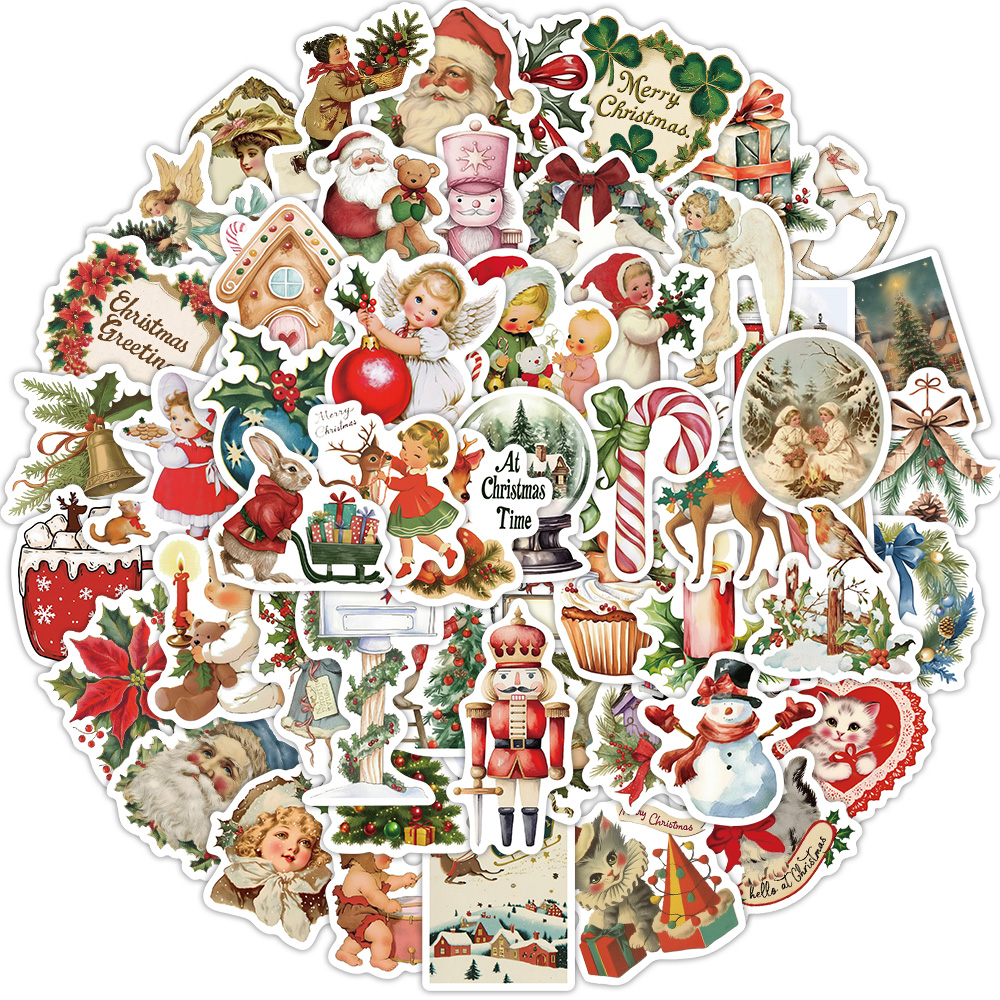 Boox Tablet Accessories - 50PCS/Romantic Christmas Stickers Decoration Guitar Phone