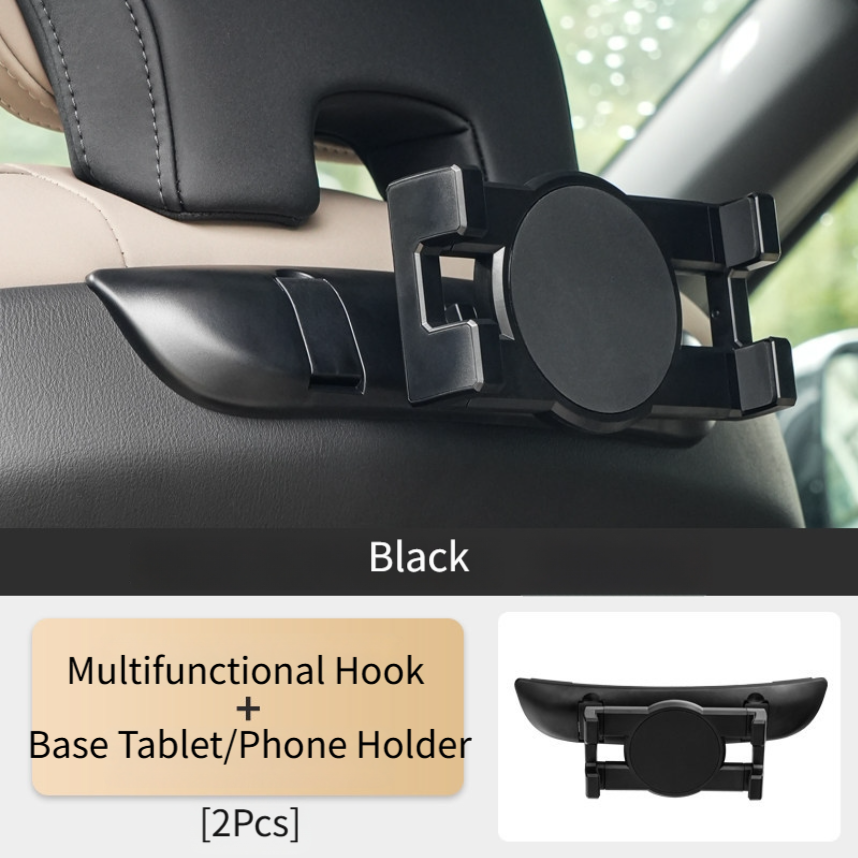 Toddler Tablet Accessories - 1x Black Car Rear Seat Tablet