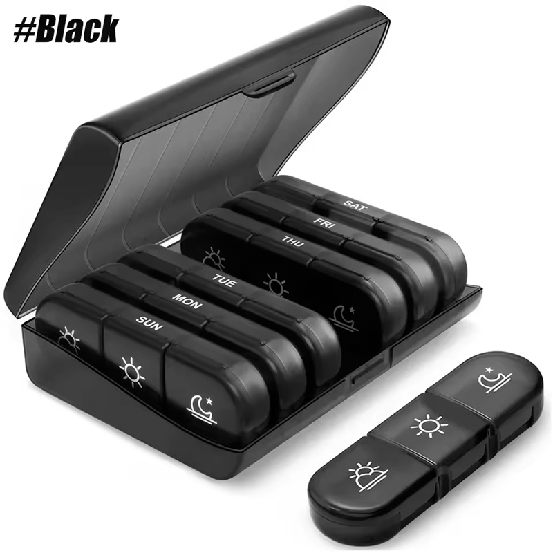 Boox Tablet Accessories - Weekly 7 Days Pill Organizer Portable