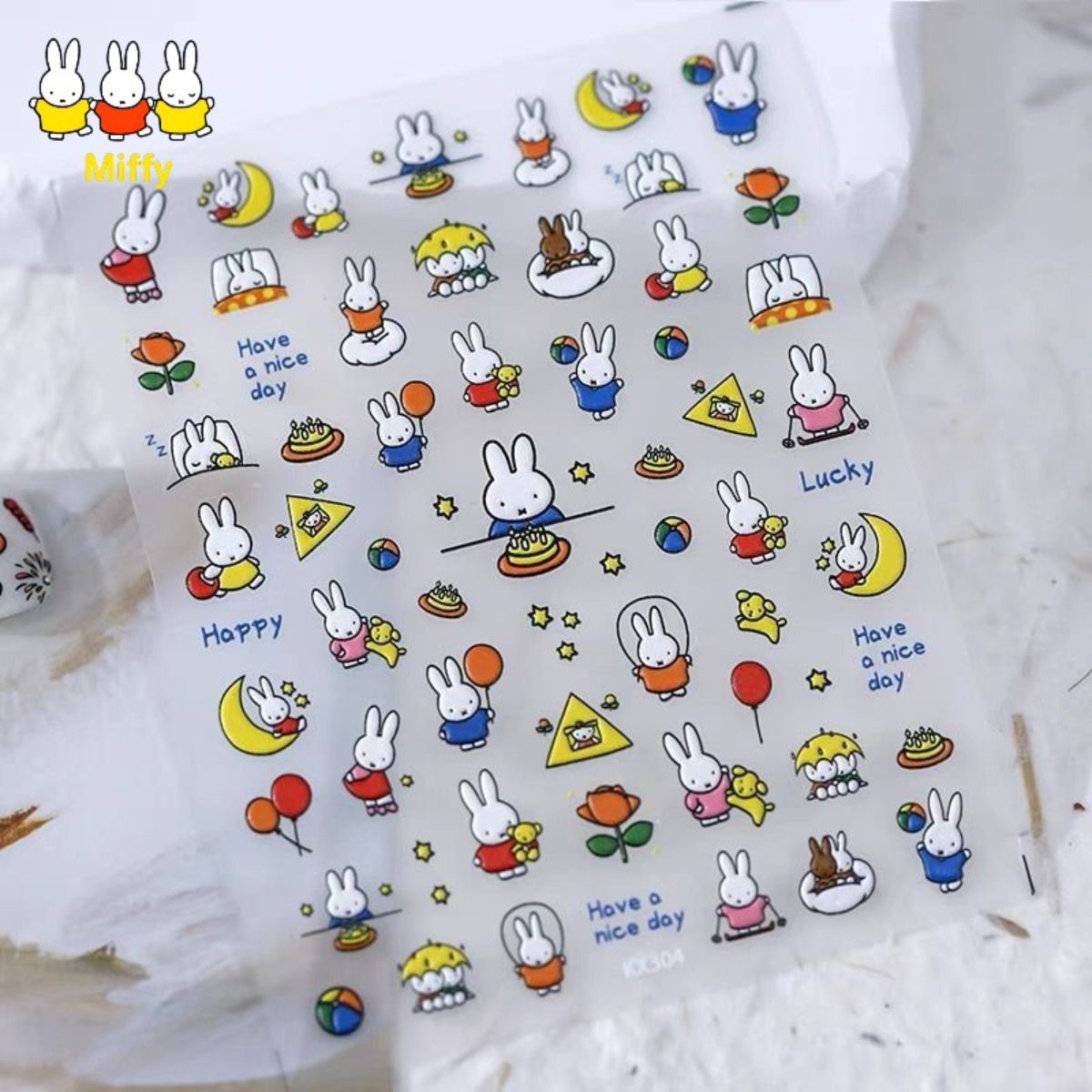Kawaii Miffy Rabbit Stickers C - Fire Tablet Accessories บทวิจารณ์และราคา