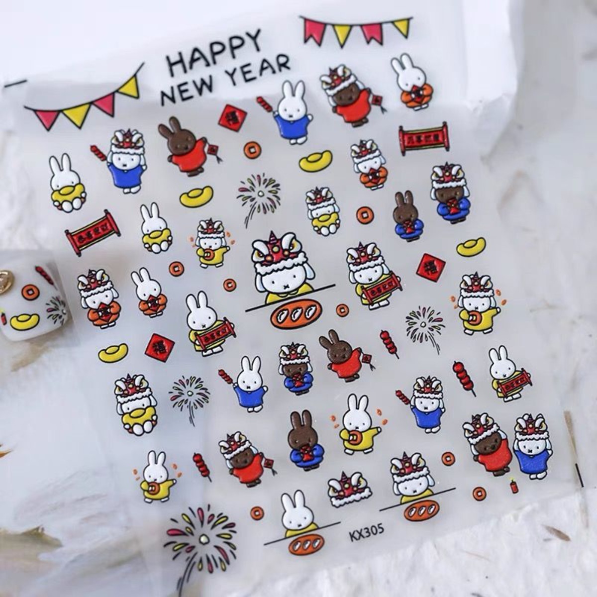 Kawaii Miffy Rabbit Stickers C - Fire Tablet Accessories บทวิจารณ์และราคา