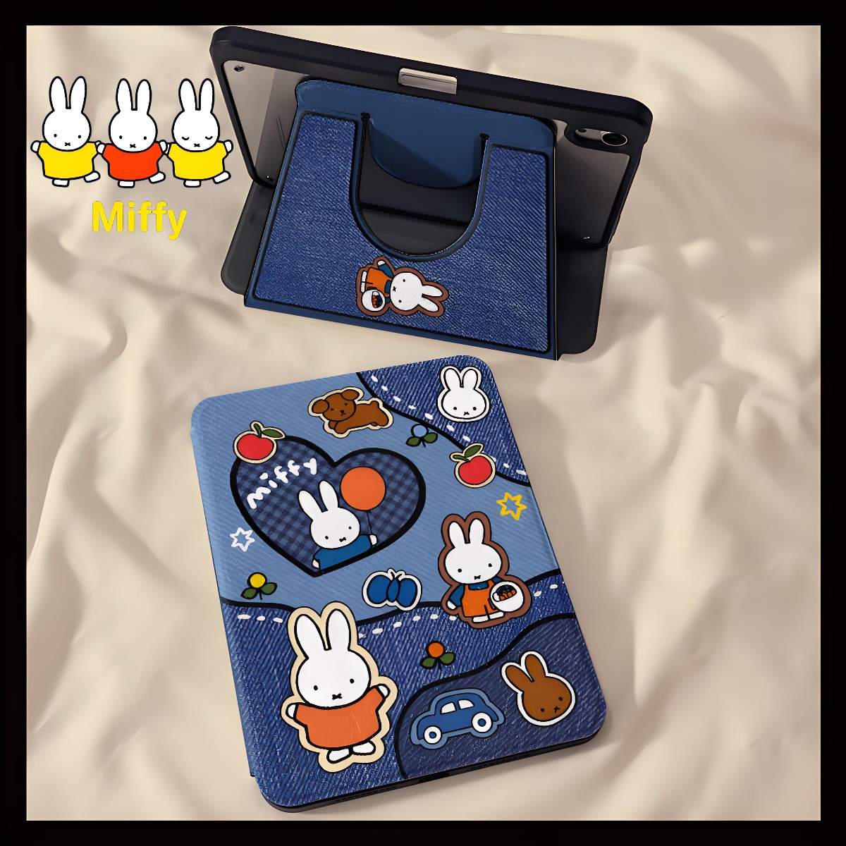 Kawaii Miffy Rabbit Tablet Cas - Fire Tablet Accessories บทวิจารณ์และราคา