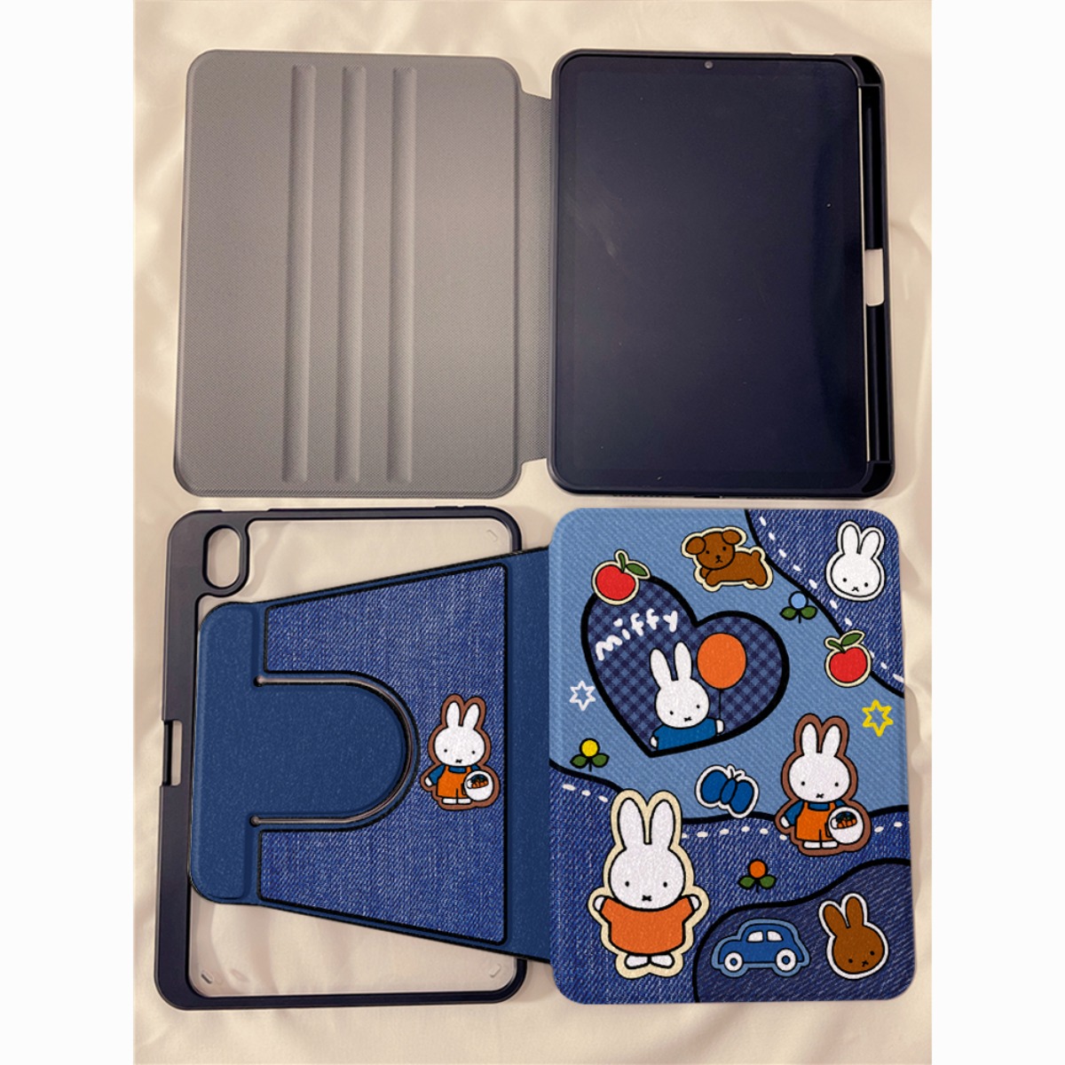 Kawaii Miffy Rabbit Tablet Cas - Fire Tablet Accessories บทวิจารณ์และราคา