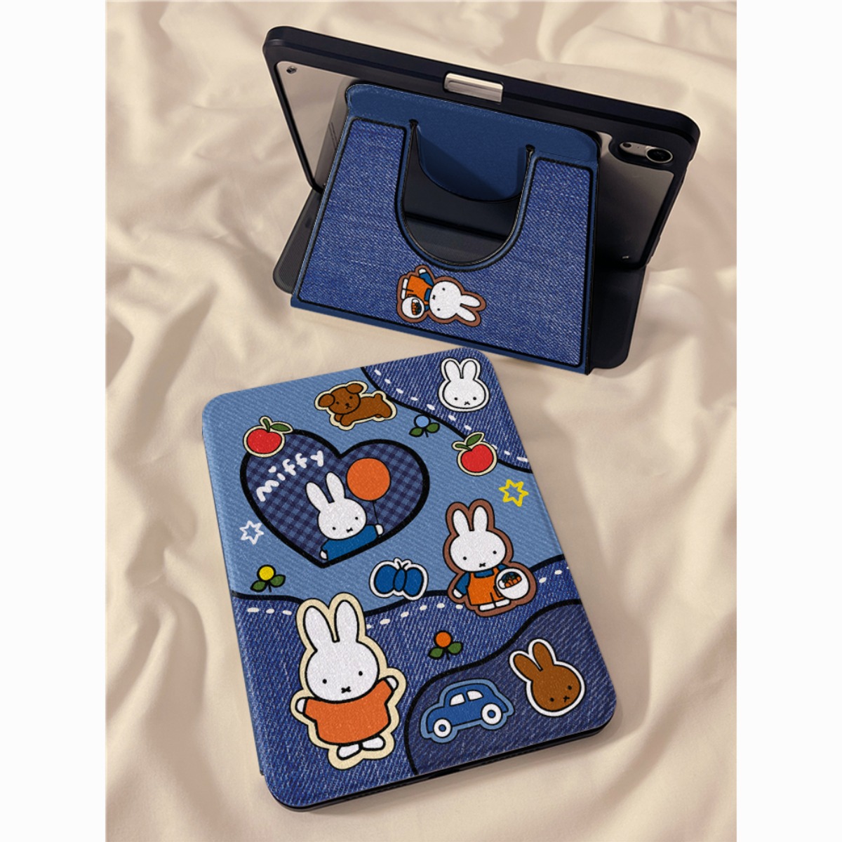 Kawaii Miffy Rabbit Tablet Cas - Fire Tablet Accessories บทวิจารณ์และราคา