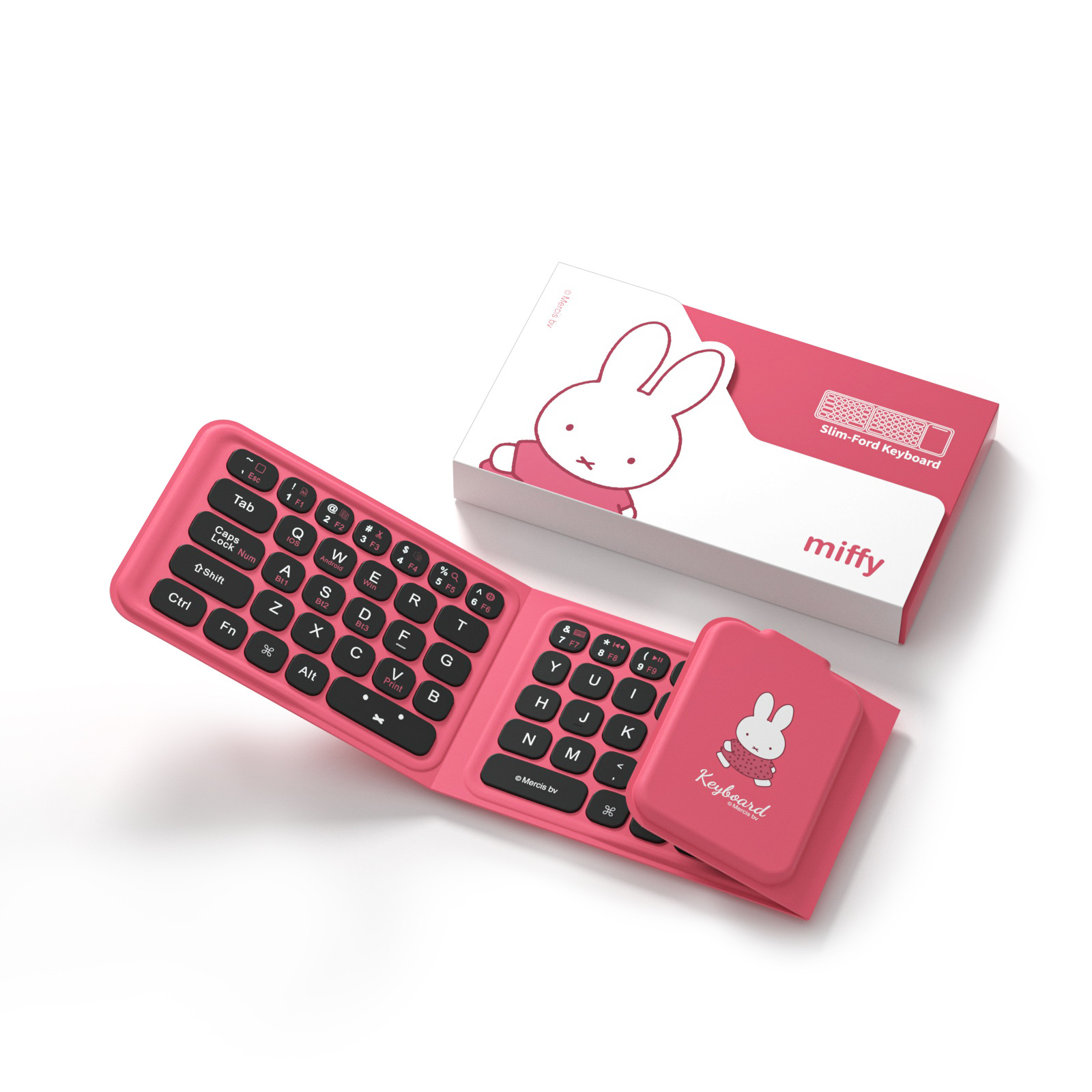 Miffy Triple fold keyboard Cut - Fire Tablet Accessories บทวิจารณ์และราคา