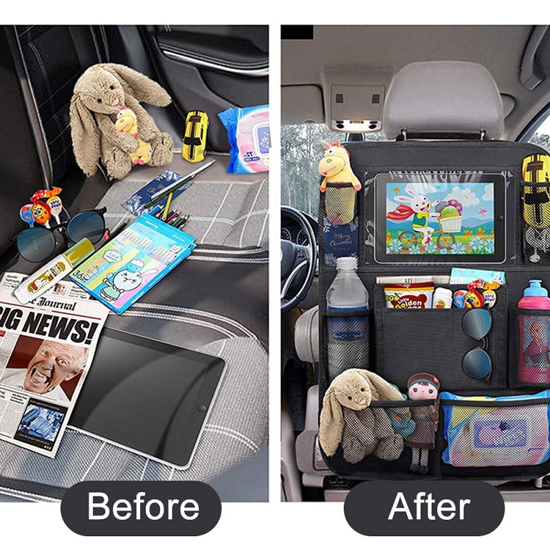 Car Backseat Organizer with To - Toddler Tablet Accessories บทวิจารณ์และราคา
