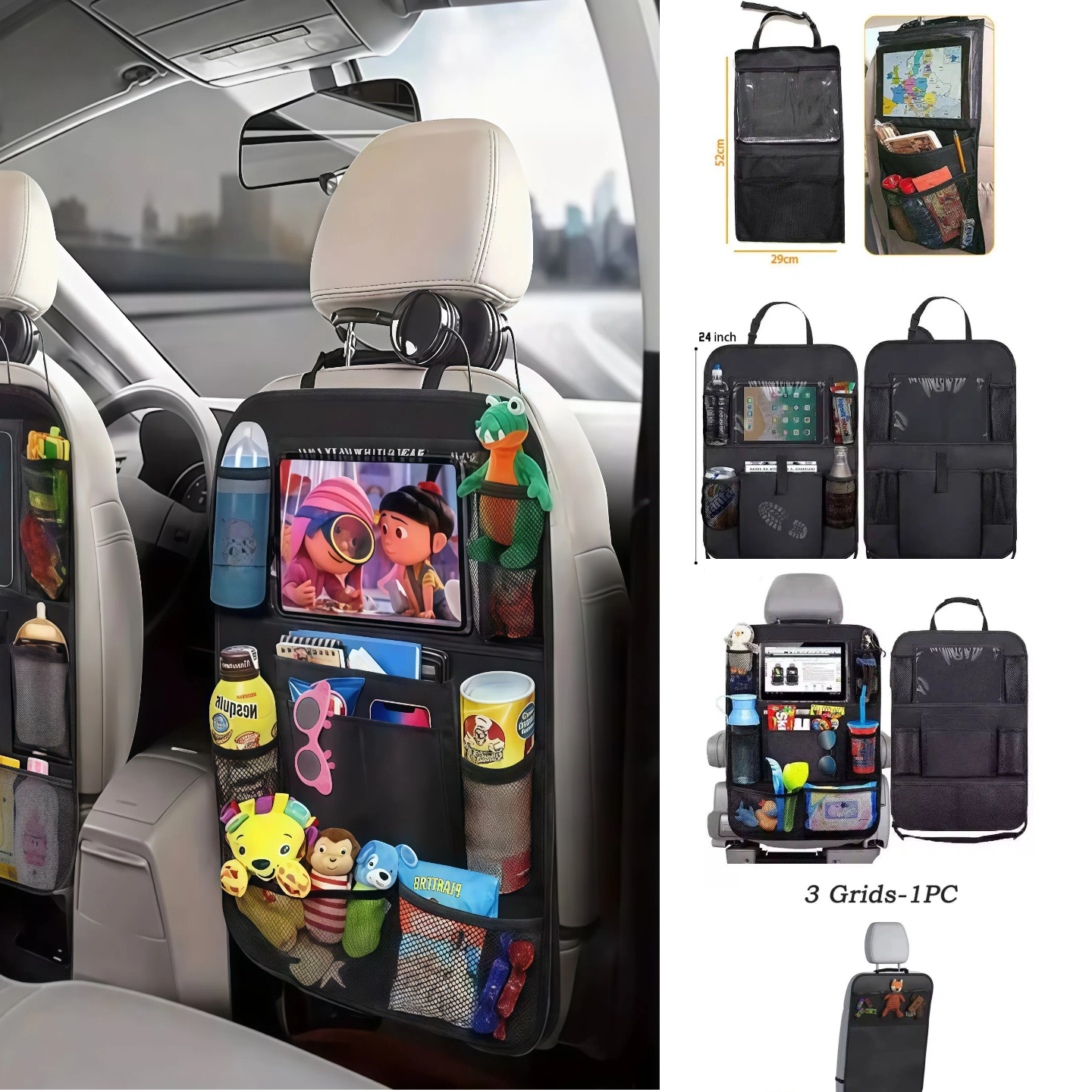 Car Seat Organizer Multifuncti - Toddler Tablet Accessories บทวิจารณ์และราคา