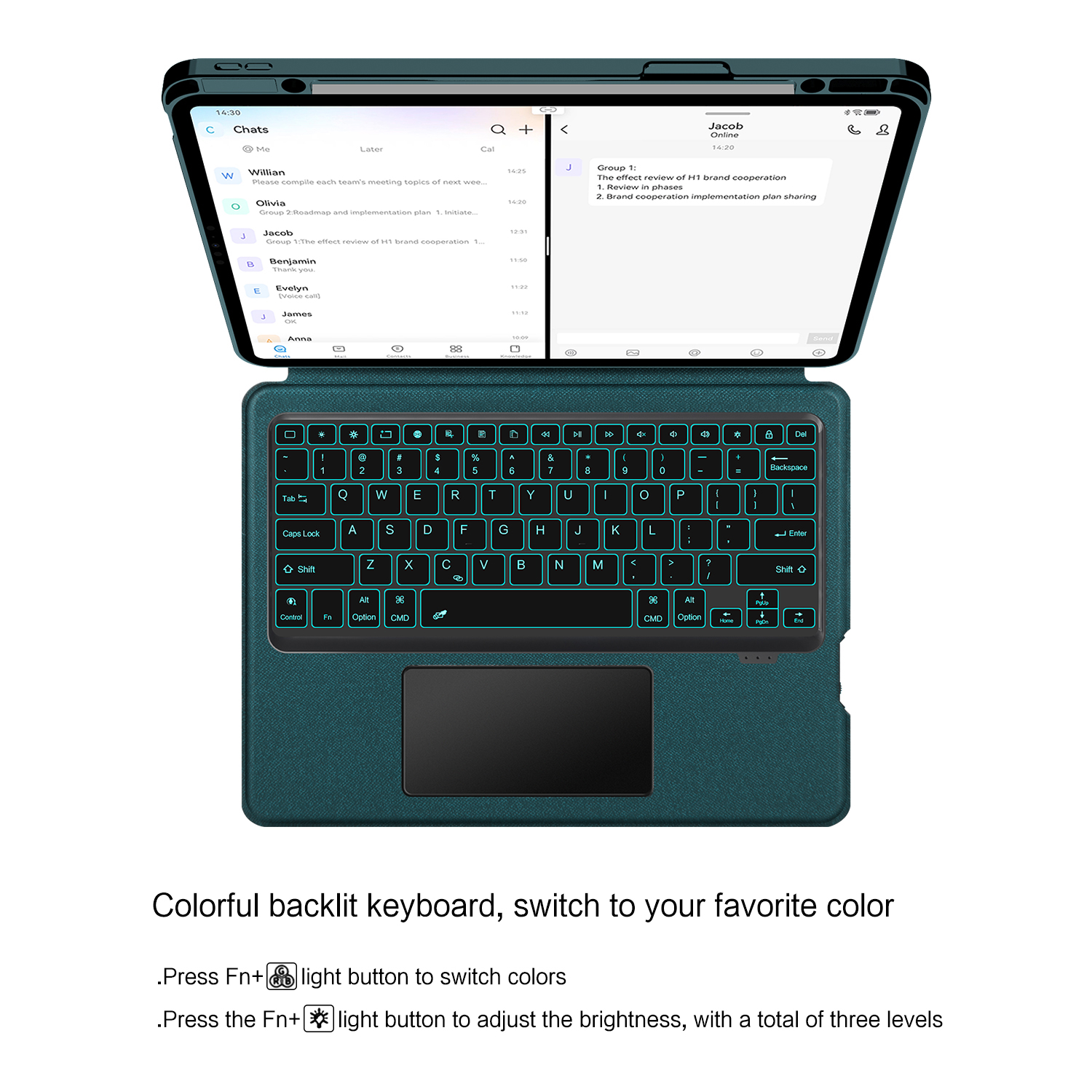 Magic Keyboard Case for iPad A - Boox Tablet Accessories บทวิจารณ์และราคา