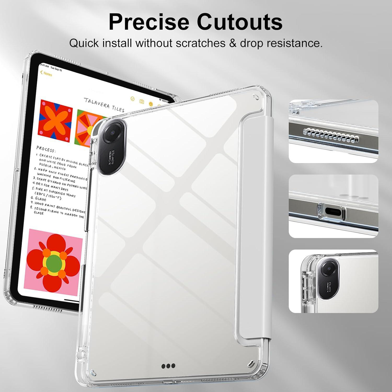 Clear Crystal Tablet Case With - Redmi Tablet Accessories บทวิจารณ์และราคา