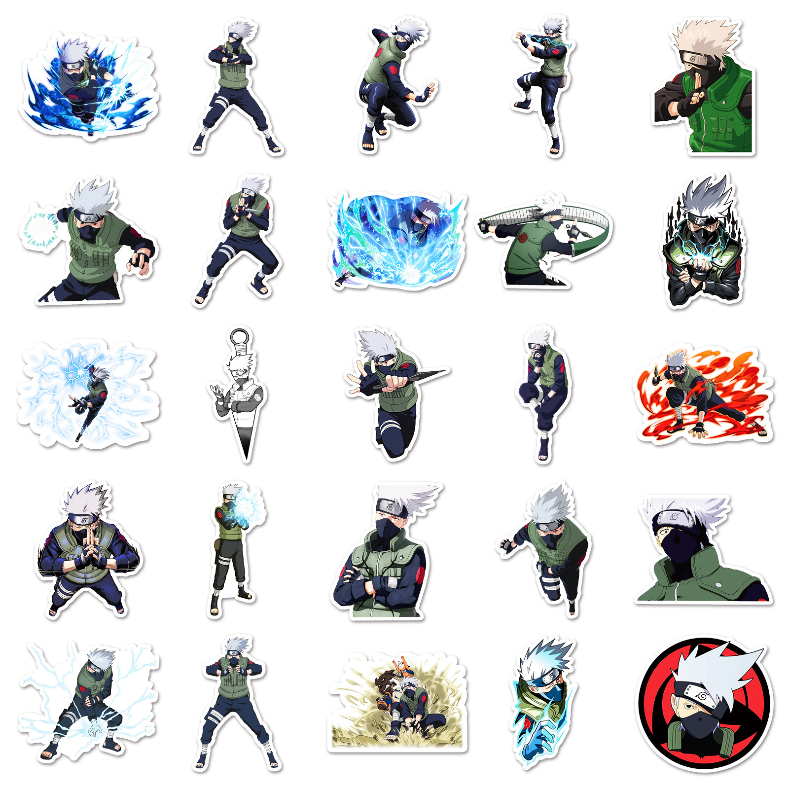 50pcs Anime Naruto Hatake Kaka - Tablet Accessories บทวิจารณ์และราคา