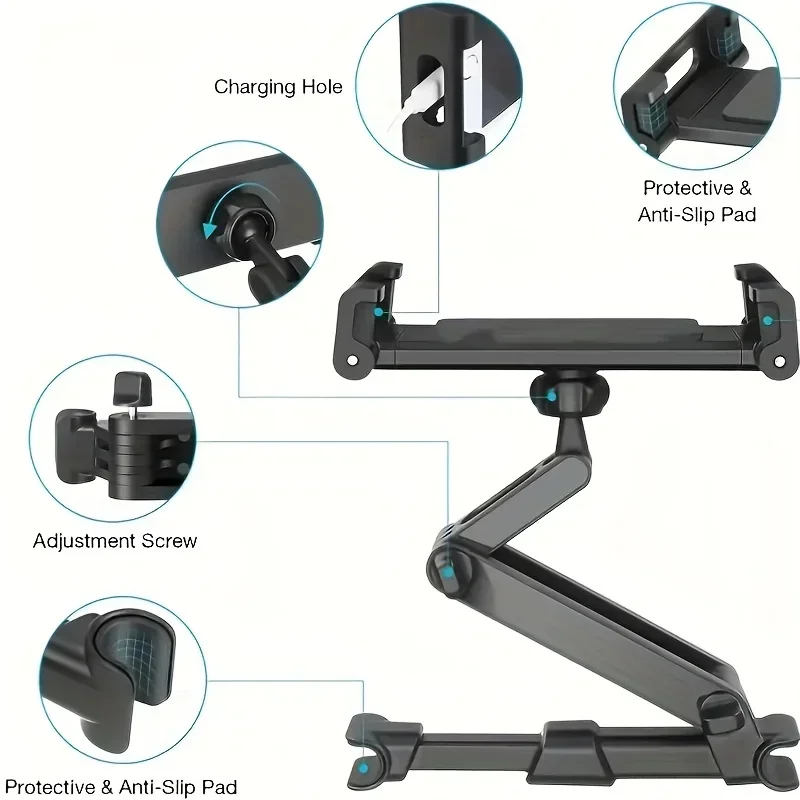 Foldable Car Phone Holder Back - Toddler Tablet Accessories บทวิจารณ์และราคา