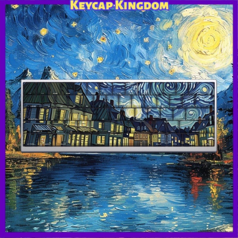 Van Gogh Starry Sky Theme Keyc - Tablet Gaming Accessories บทวิจารณ์และราคา