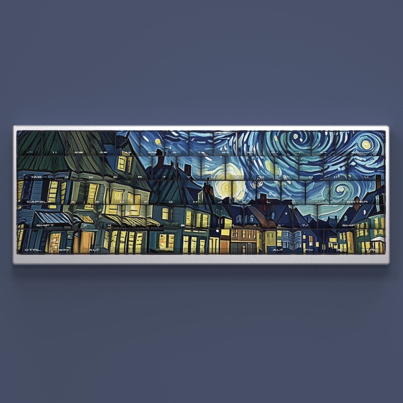 Van Gogh Starry Sky Theme Keyc - Tablet Gaming Accessories บทวิจารณ์และราคา