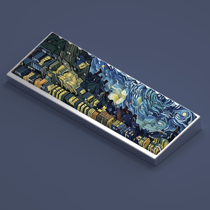 Van Gogh Starry Sky Theme Keyc - Tablet Gaming Accessories บทวิจารณ์และราคา
