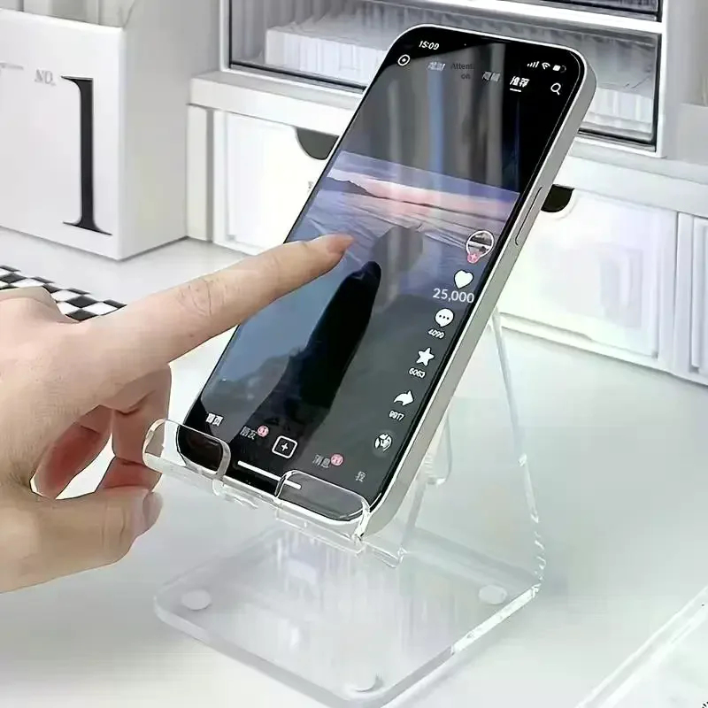 Transparent Acrylic Phone Stan - Tablet Accessories บทวิจารณ์และราคา
