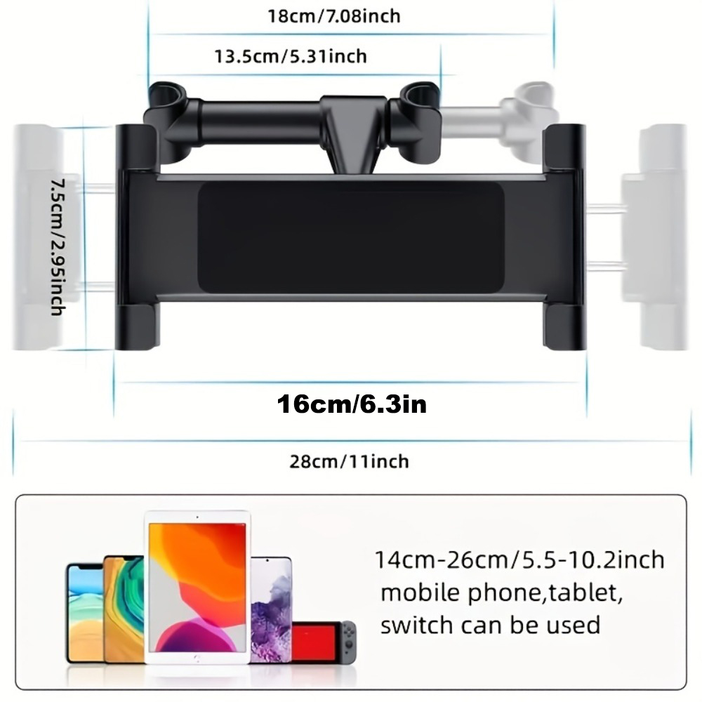 Car Back Seat Headrest Tablet  - Toddler Tablet Accessories บทวิจารณ์และราคา