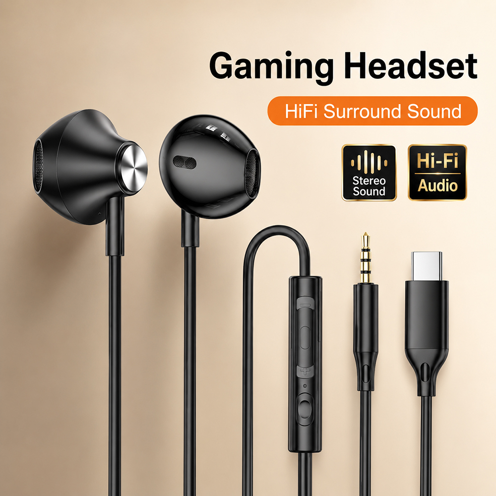 HiFi Surround Headphones Bass  - Tablet Gaming Accessories บทวิจารณ์และราคา