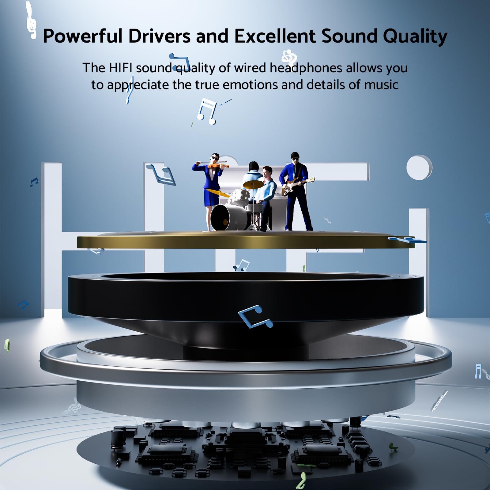 HiFi Surround Headphones Bass  - Tablet Gaming Accessories บทวิจารณ์และราคา
