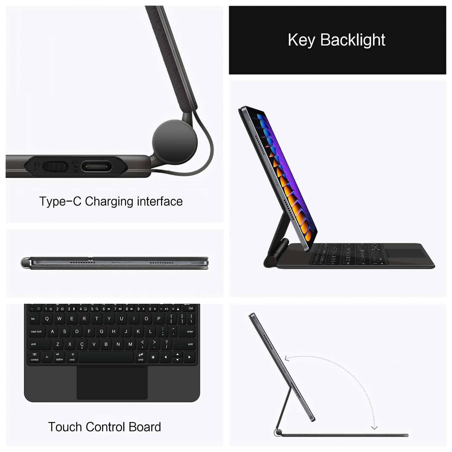 Magic Keyboard For Xiaomi Pad  - Boox Tablet Accessories บทวิจารณ์และราคา