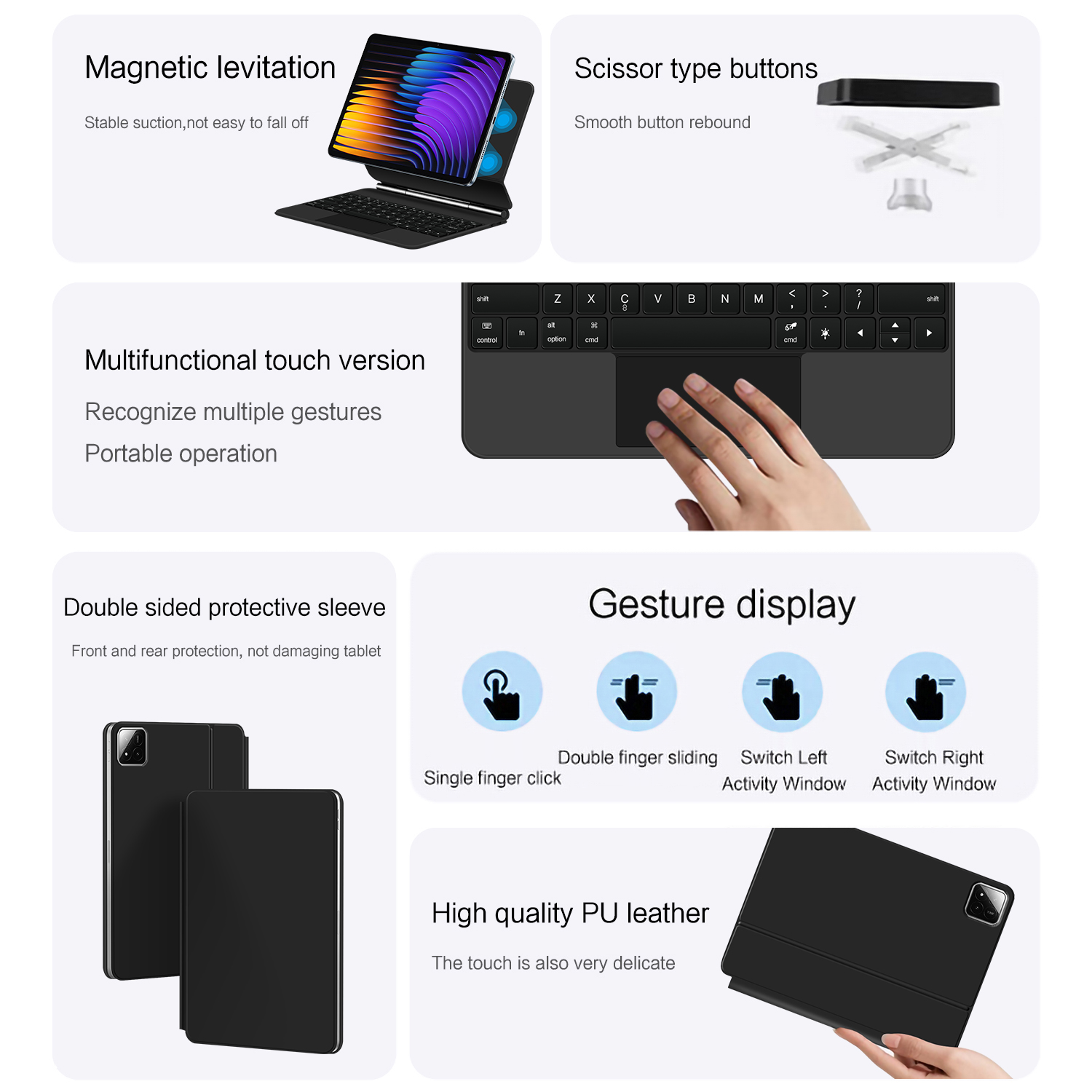 Magic Keyboard For Xiaomi Pad  - Boox Tablet Accessories บทวิจารณ์และราคา