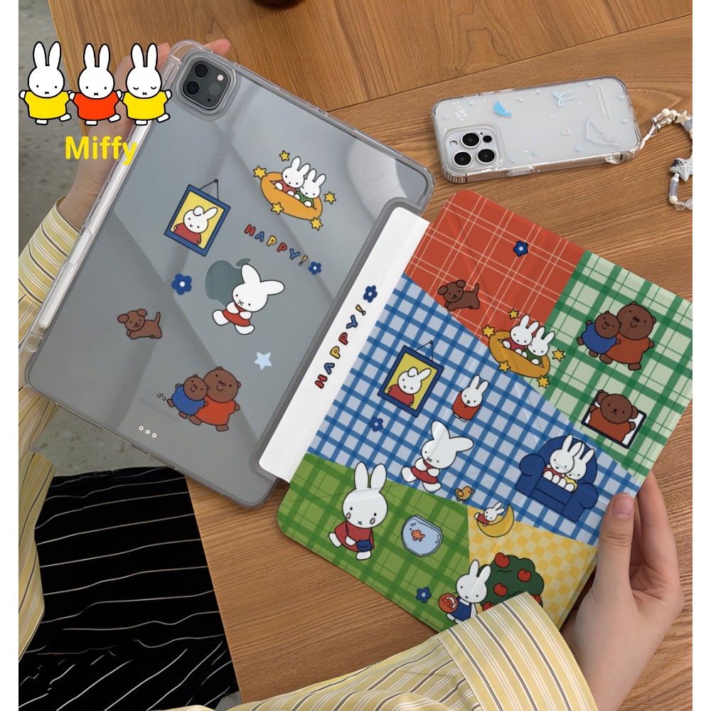 Kawaii Miffy Rabbit Tablet Cas - Fire Tablet Accessories บทวิจารณ์และราคา