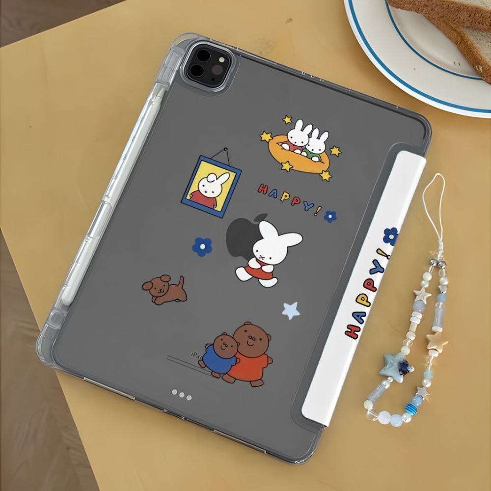 Kawaii Miffy Rabbit Tablet Cas - Fire Tablet Accessories บทวิจารณ์และราคา