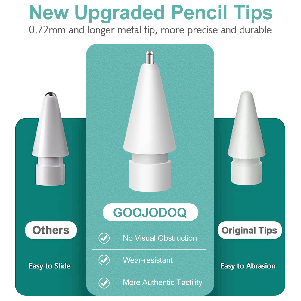 애플펜슬 펜촉 for Apple Pencil Nib T - Tablet Stylus Accessories บทวิจารณ์และราคา