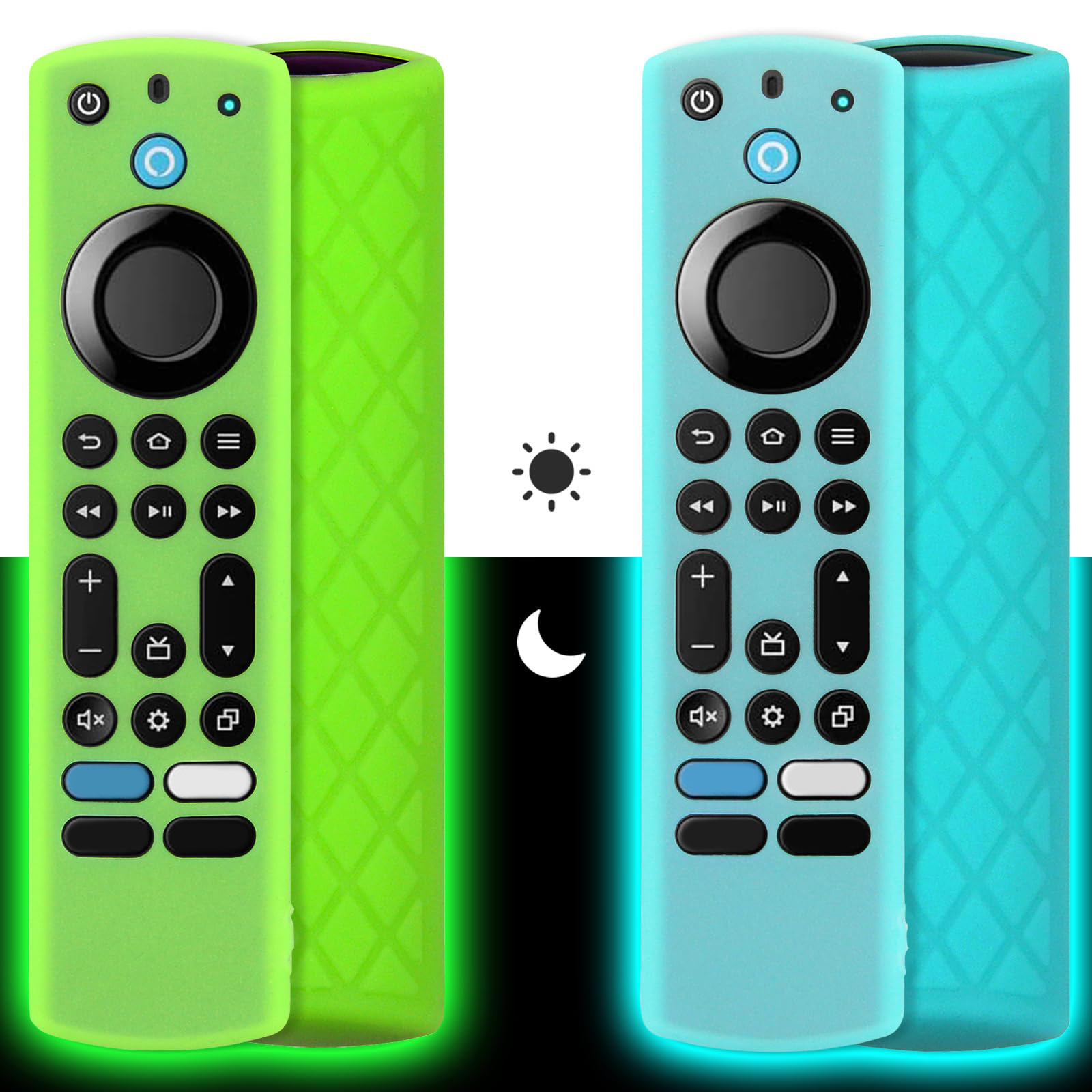 2Pcs Glow in The Dark Silicone - Fire Tablet Accessories บทวิจารณ์และราคา