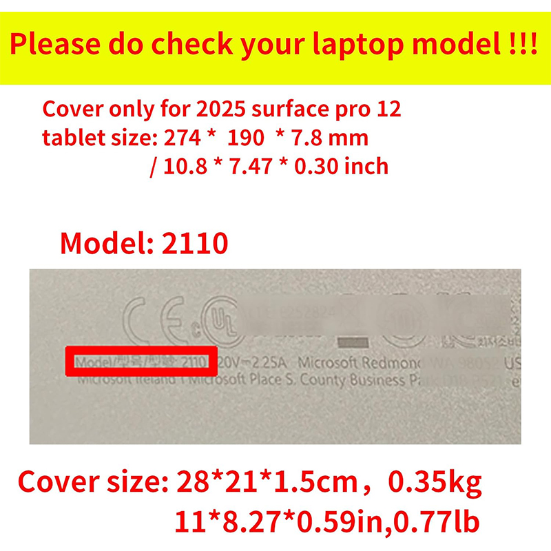 Laptop Case Cover for Microsof - Microsoft Tablet Accessories บทวิจารณ์และราคา