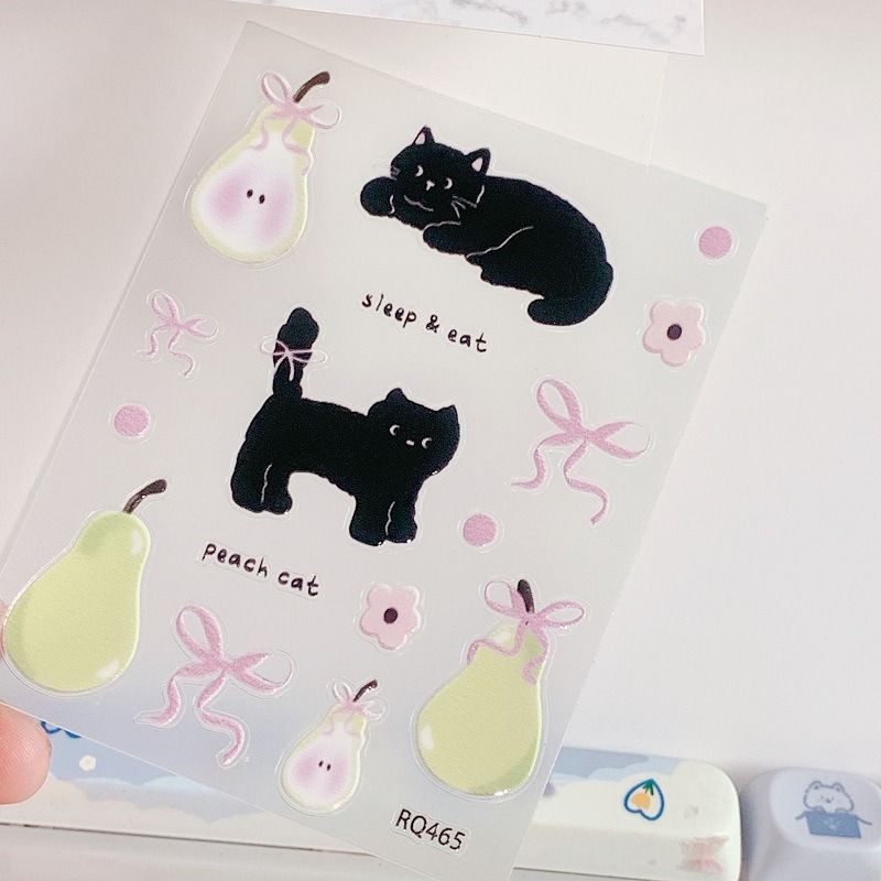 Cute Green Apple Cat Jelly Sti - Boox Tablet Accessories บทวิจารณ์และราคา