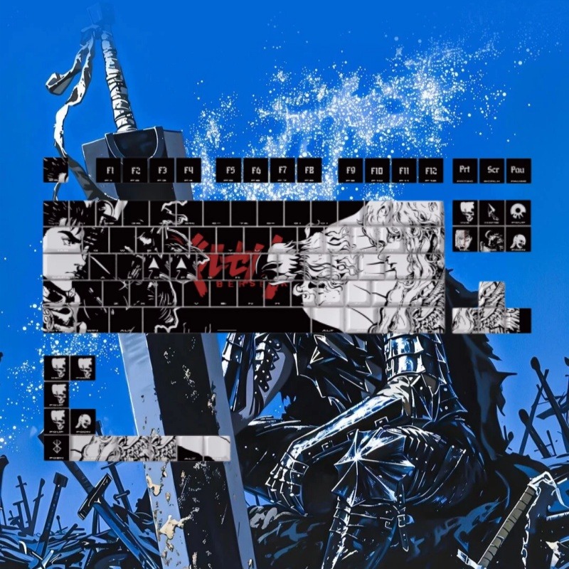 BERSERK Theme Anime Keycap 98  - Tablet Gaming Accessories บทวิจารณ์และราคา