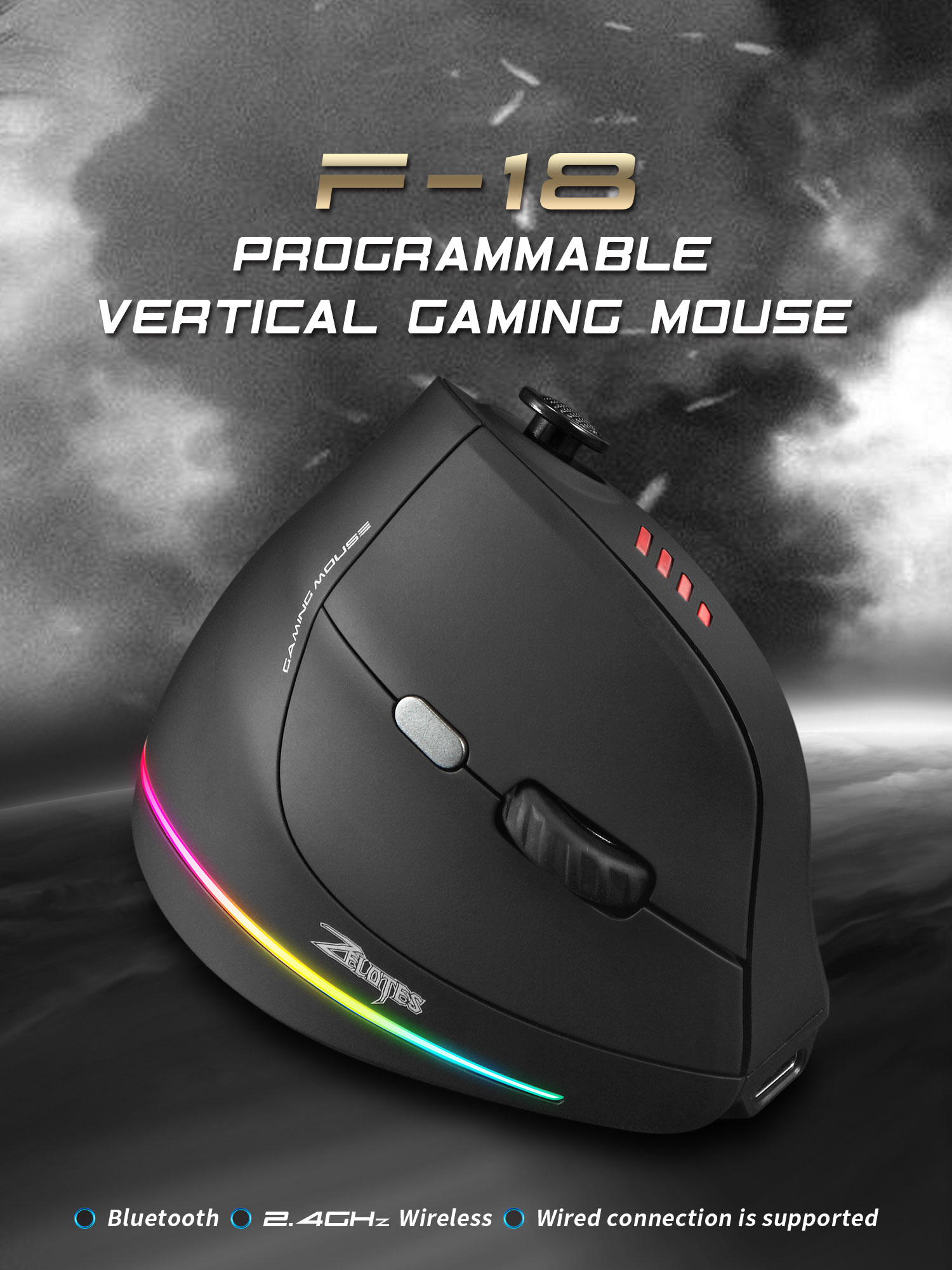 Jomaa RGB Backlit Wireless Ver - Tablet Gaming Accessories บทวิจารณ์และราคา