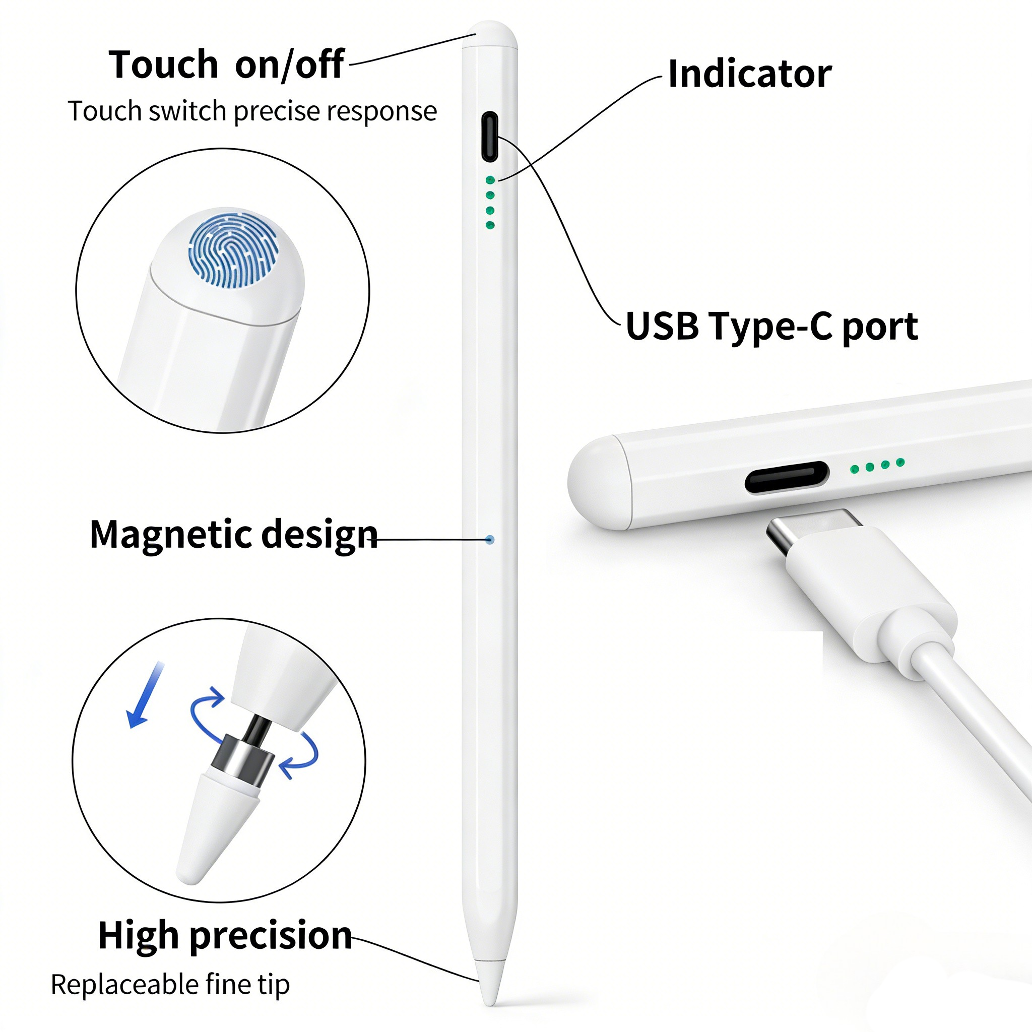 For Apple Pencil Palm Rejectio - Tablet Stylus Accessories บทวิจารณ์และราคา